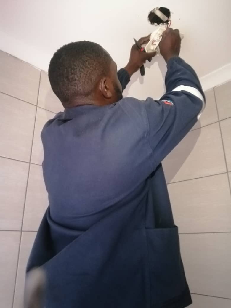 Electrical repair work
