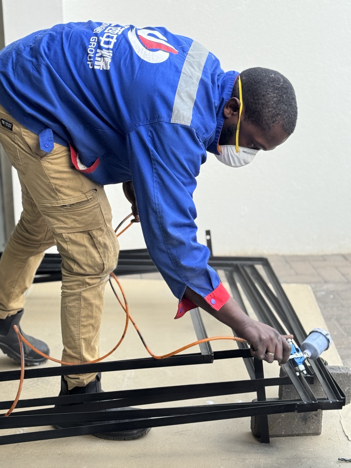 Metal frame preparation and painting