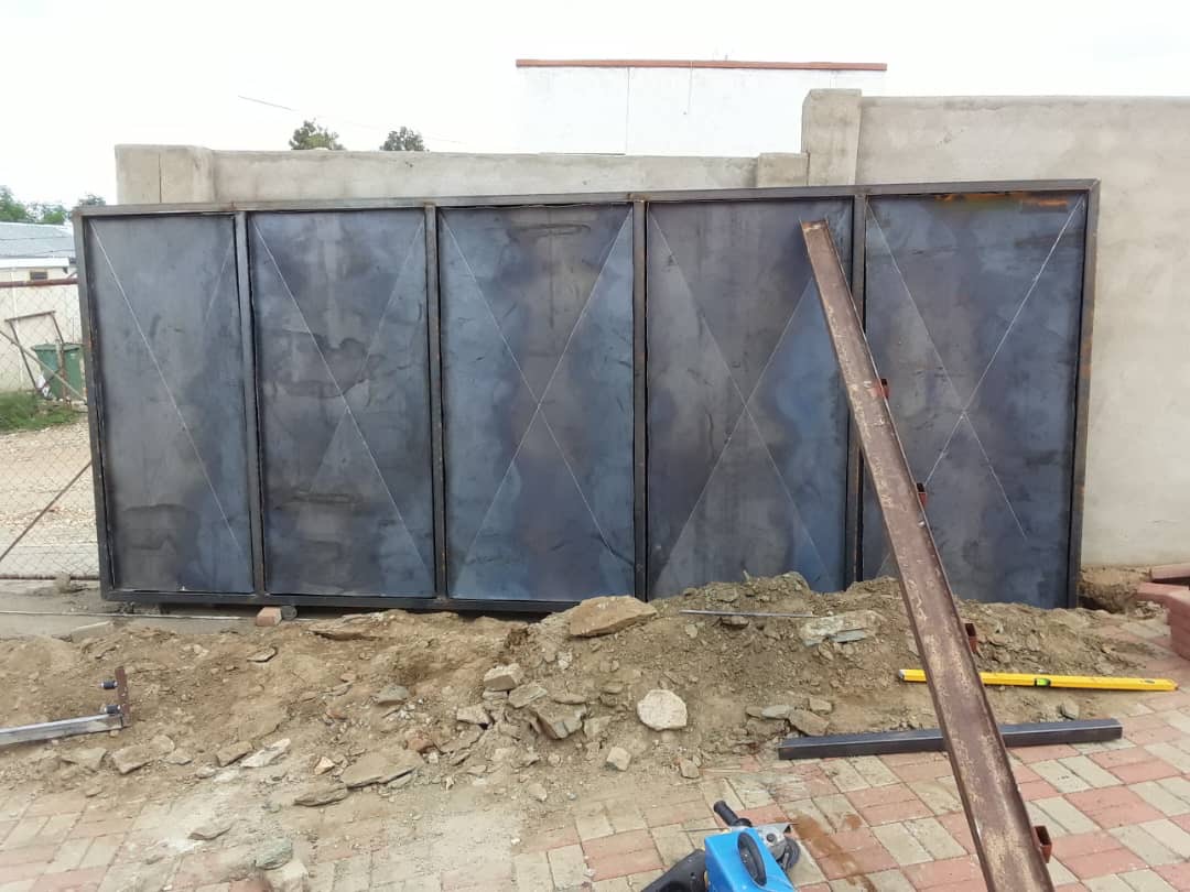 Steel gate fabrication