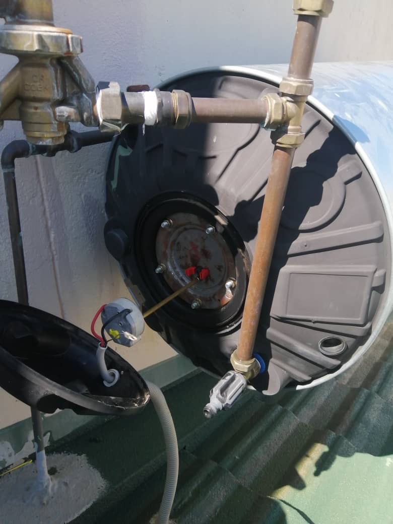 Water heating system repair