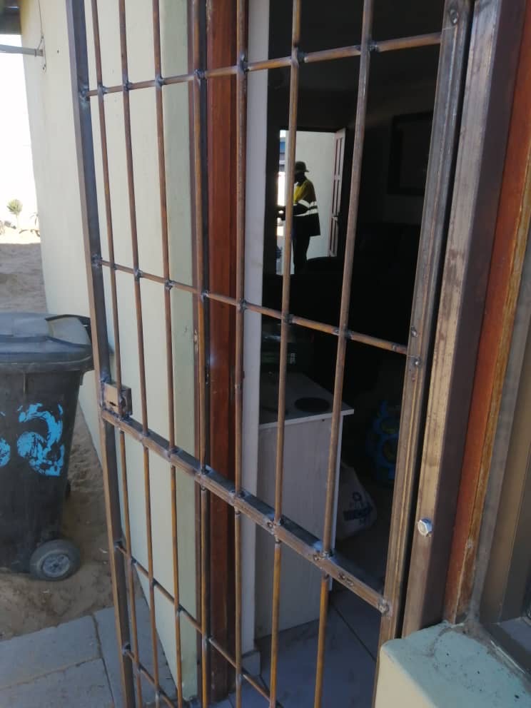 Custom metal security gate